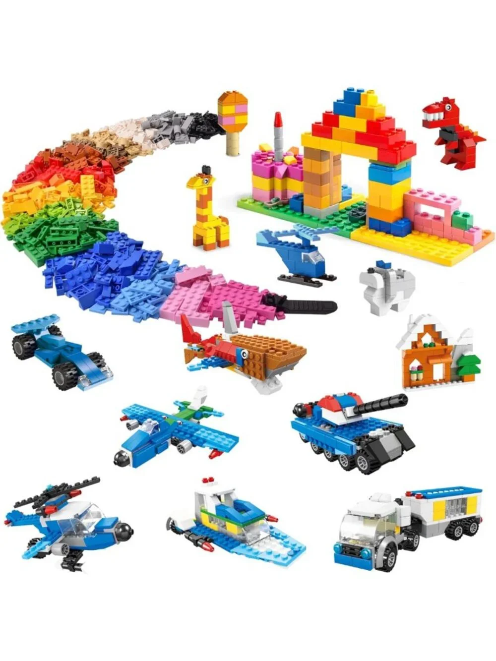 1100 PCS Building Blocks Set for Kids 6-12 | Fun Creative Construction Toys